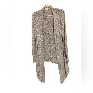 Pink Rose Women's Marled Gray Cardigan